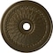 Ekena Millwork Oakleaf Ceiling Medallion (Fits Canopies up to 6 1/4"), 29 1/8"OD x 3 5/8"ID x 1"P, Brass CM29OABRS - alternate 1